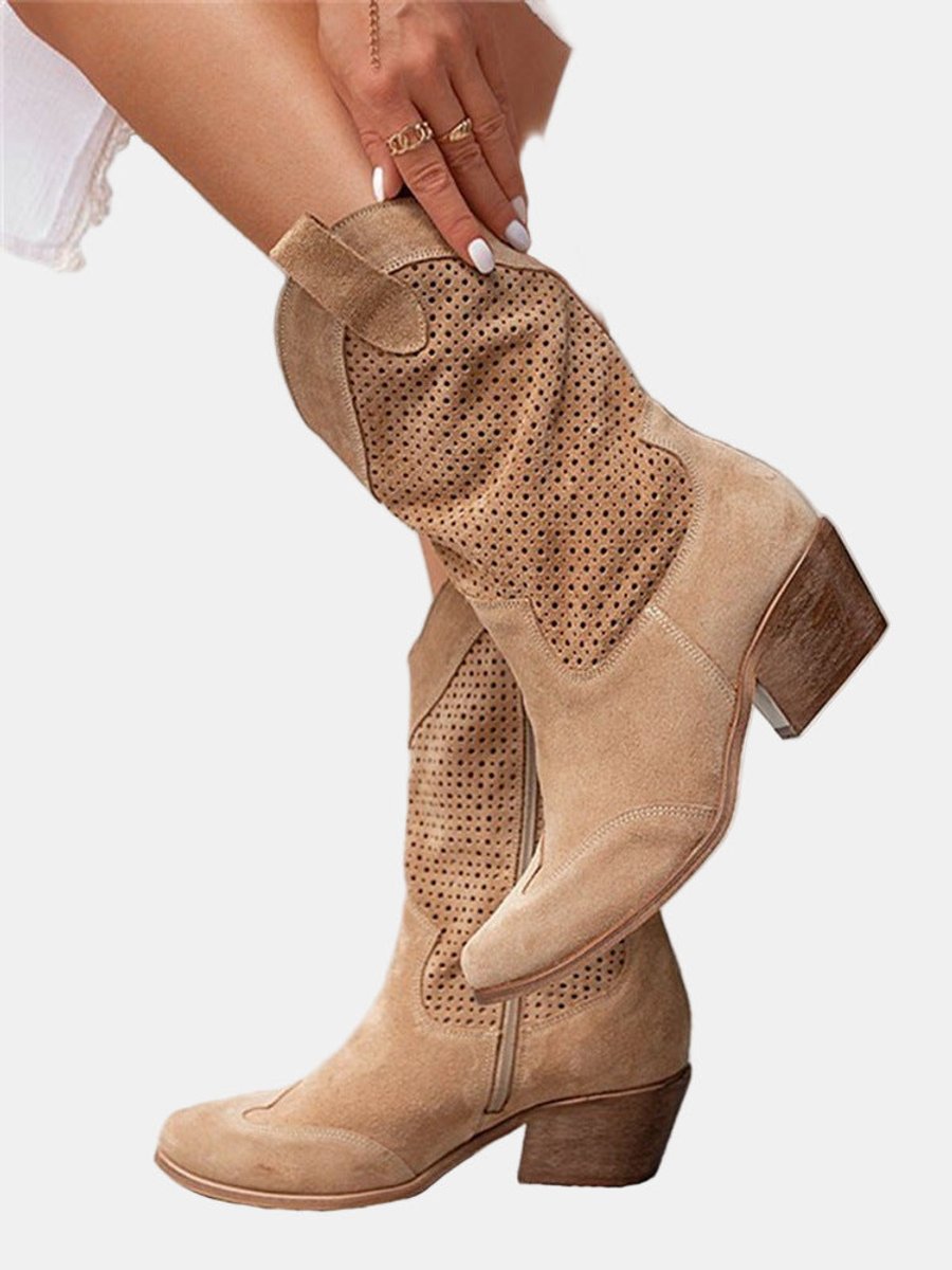 Women's Block Heel Boots | Cowboy