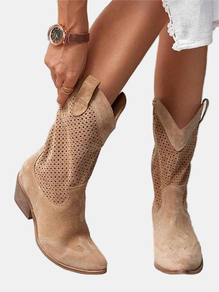 Women's Block Heel Boots | Cowboy