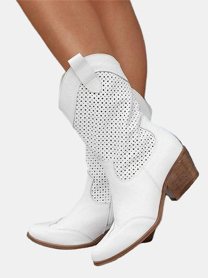 Women's Block Heel Boots | Cowboy