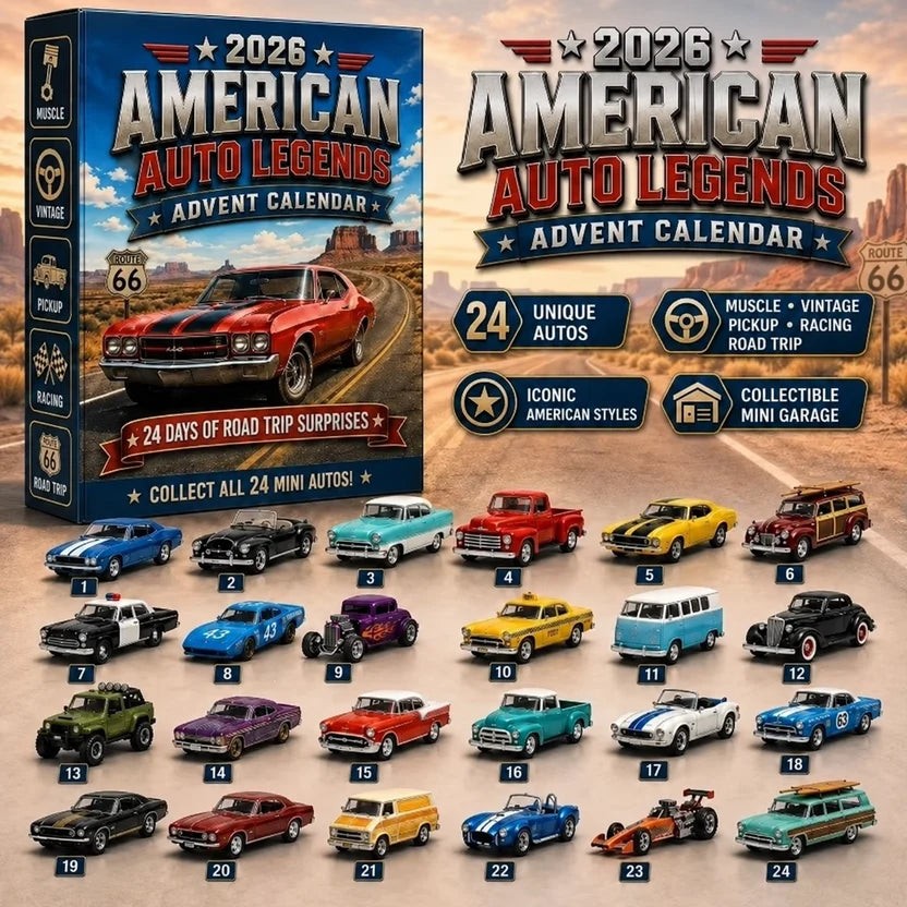 Christmas Sports Cars And Bikes Advent Calendar | 24 Days