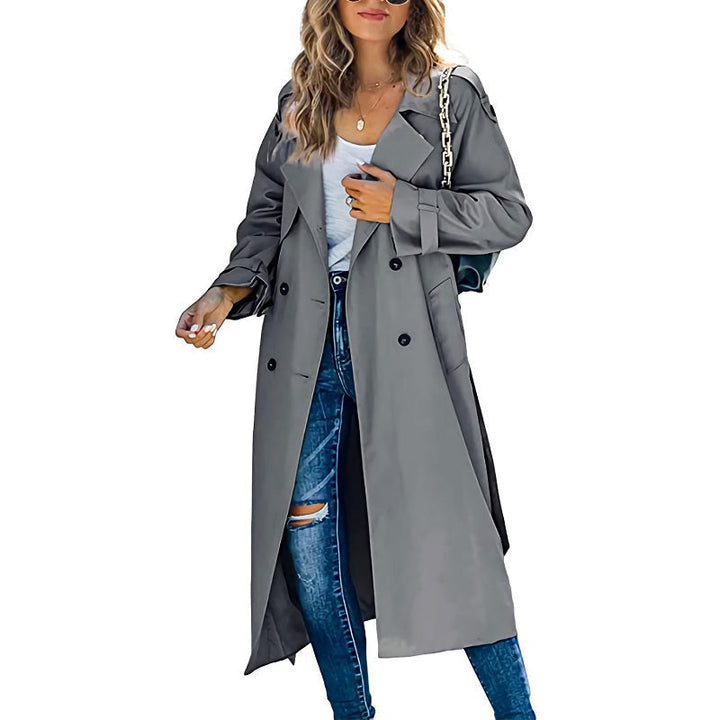 Women's Winter Long Coat | Notch Lapel