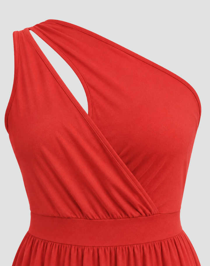 Women's One-Shoulder Evening Dress | Maxi