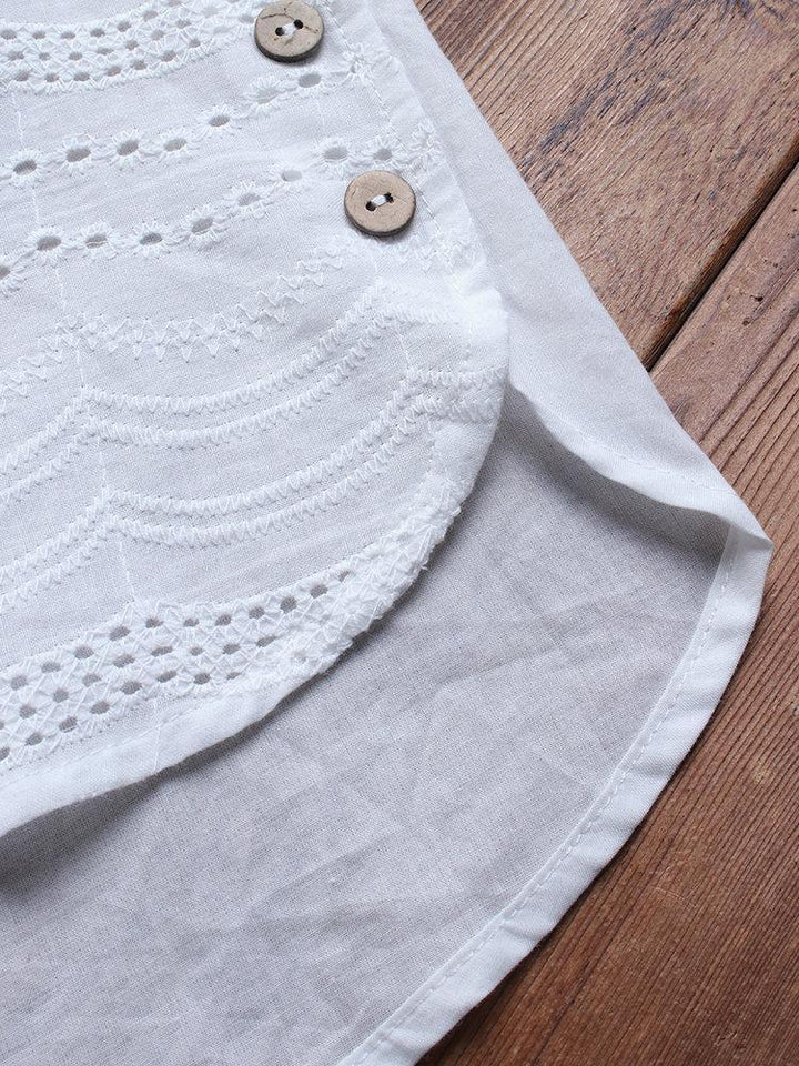 Women's Short Sleeve Summer Blouse | Henley
