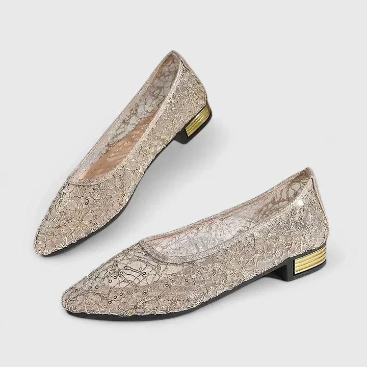 Women's Elegant Point Toe Slip On Shoes | Low Heel