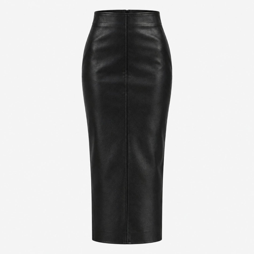 Women’s Fitted Pencil Skirt with Back Zip | Midi