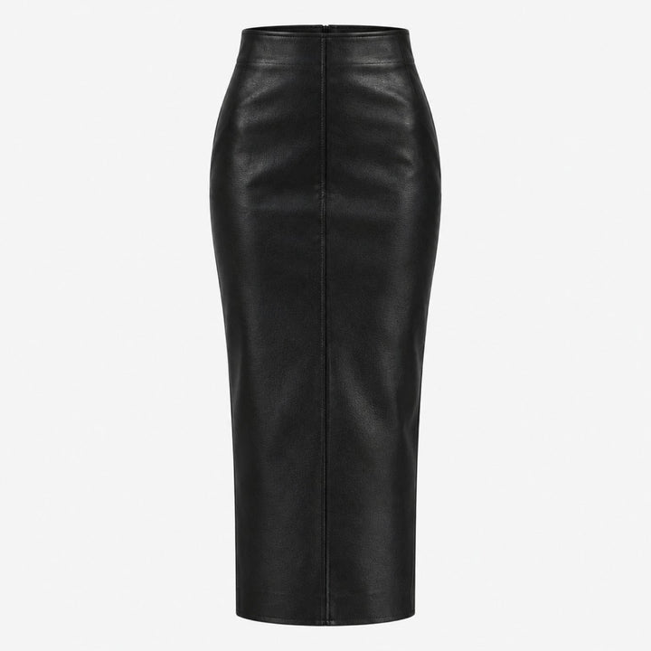 Women’s Fitted Pencil Skirt with Back Zip | Midi