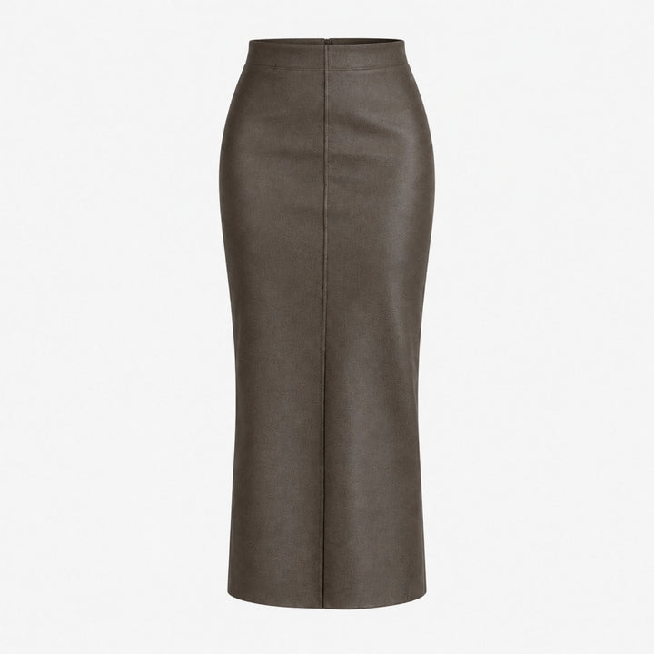 Women’s Fitted Pencil Skirt with Back Zip | Midi