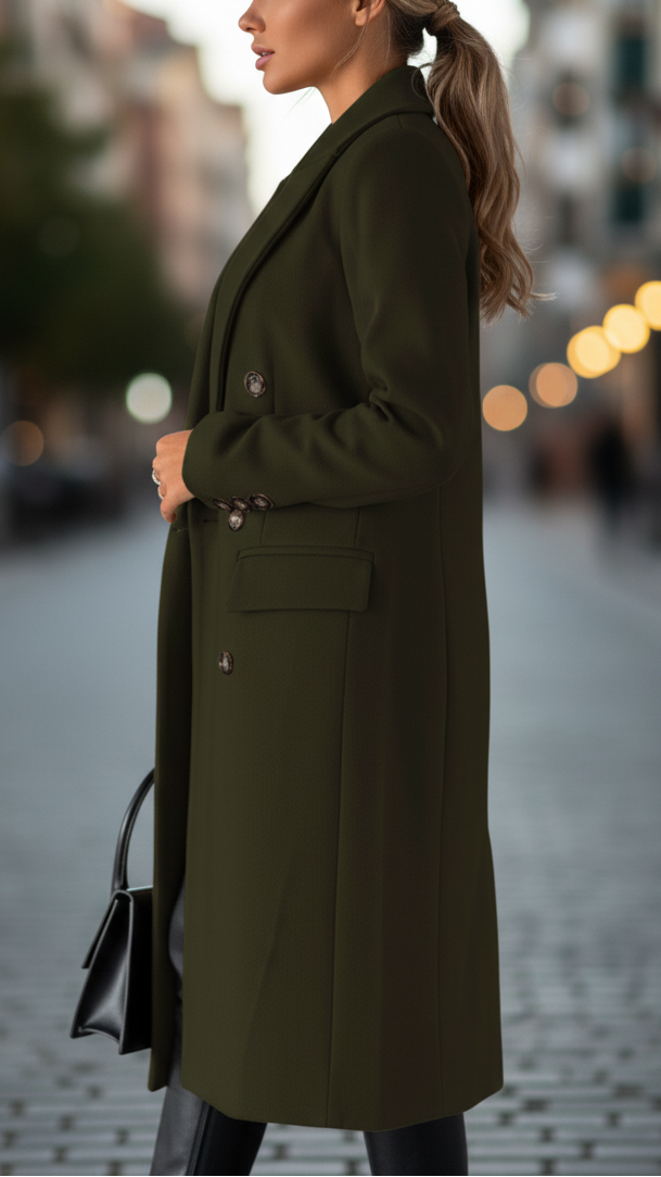 Women's Classic Tailored Coat | Elegant