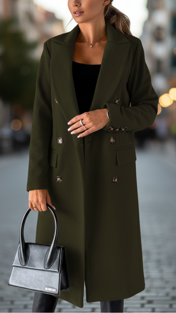 Women's Classic Tailored Coat | Elegant