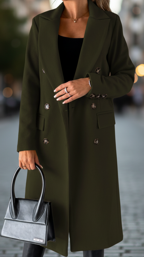 Women's Classic Tailored Coat | Elegant