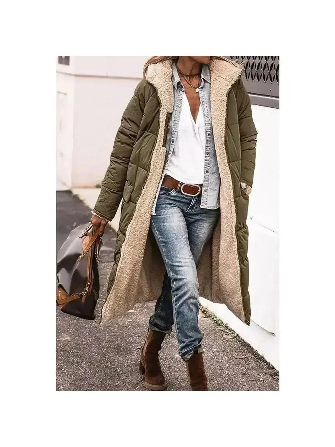 Women's Longline Puffer Coat | Casual