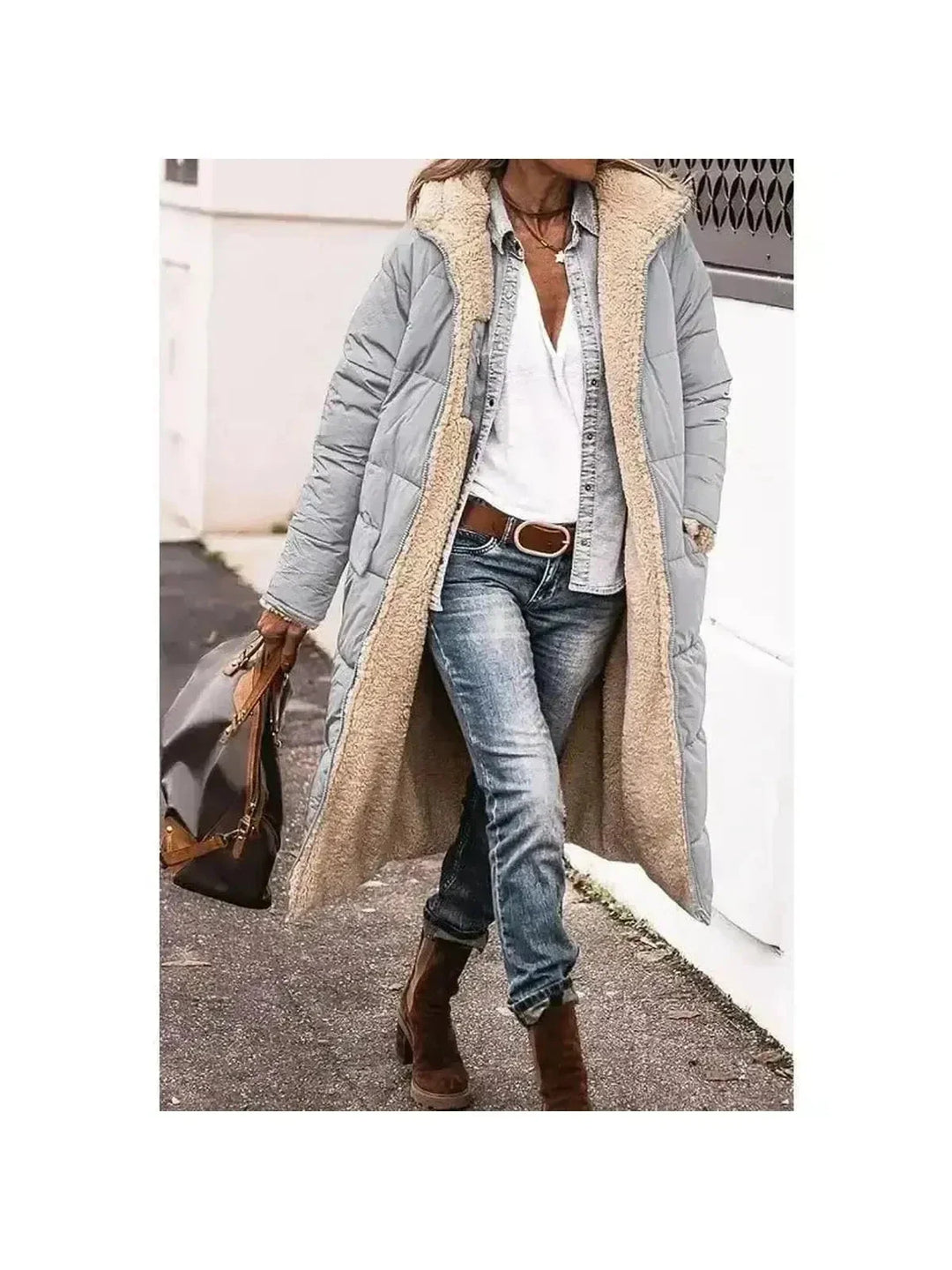 Women's Longline Puffer Coat | Casual