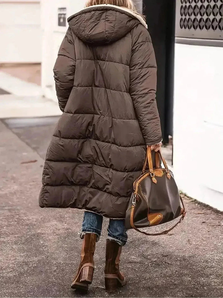 Women's Longline Puffer Coat | Casual