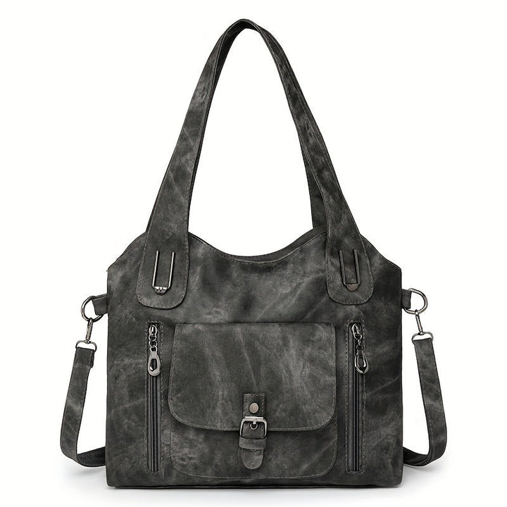 Women’s Vintage Shoulder Bag | Multi-Pocket