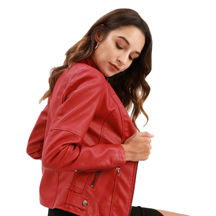 Women's Moto-Style Zip-Front Jacket | Casual