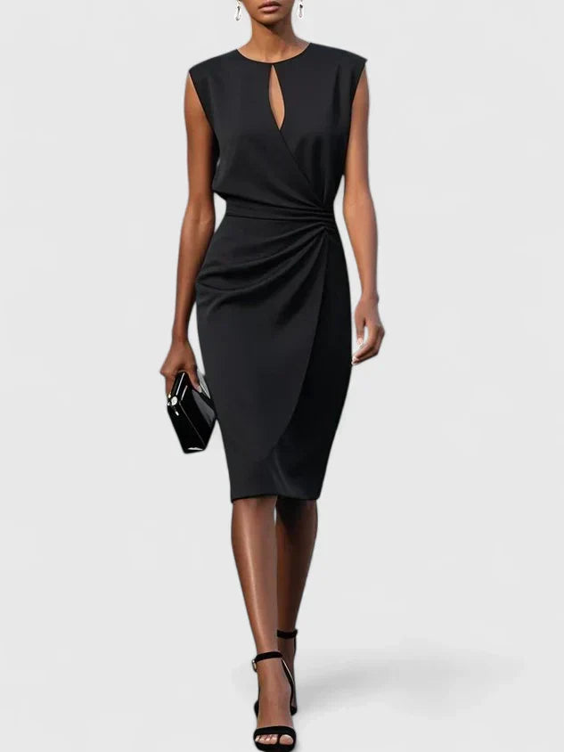 Women's Elegant Formal Sleeveless Dress | Midi