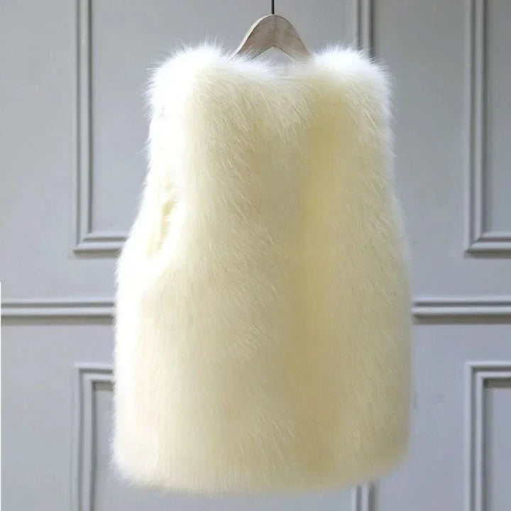 Women's Fur Sleeveless Gilet | Winter