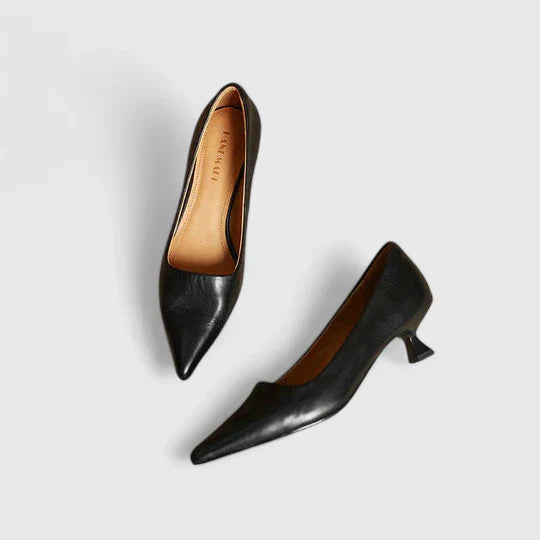 Women's Chique Low Stiletto Heels | Pointed Toe