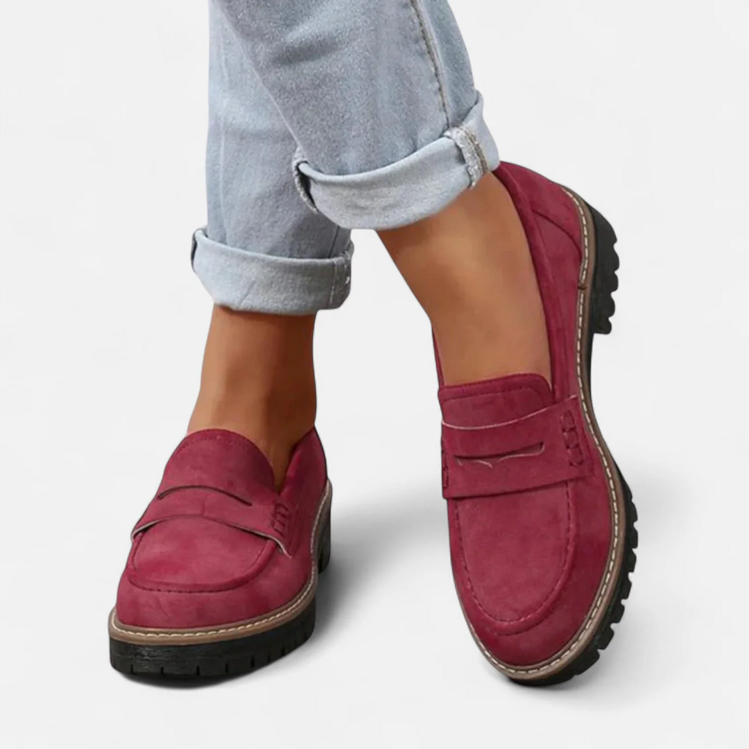 Women's Slip On Moccasins | Cushioned Sole