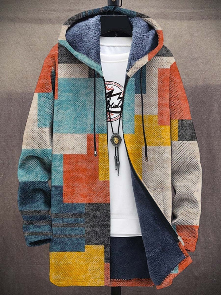 Women's Printed Oversized Jacket | Hooded