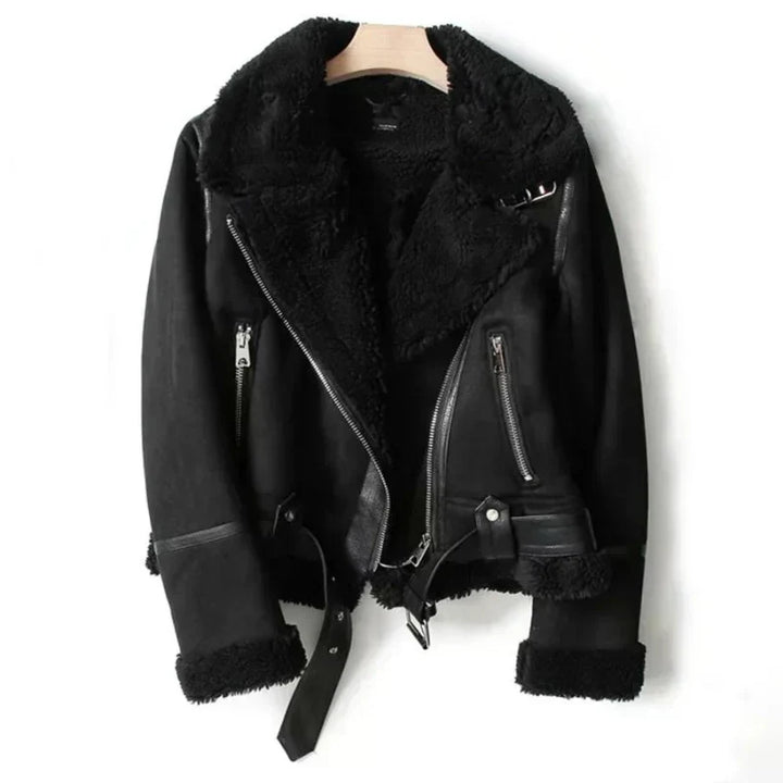 Women's Winter Moto Jacket | Zip Up
