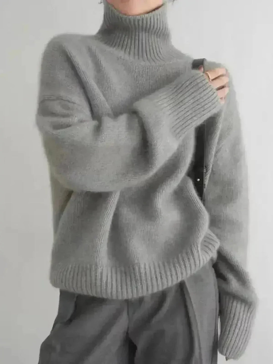 Women's Winter Turtleneck Jumper | Elegant