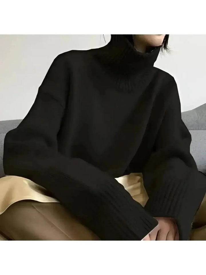 Women's Winter Turtleneck Jumper | Elegant