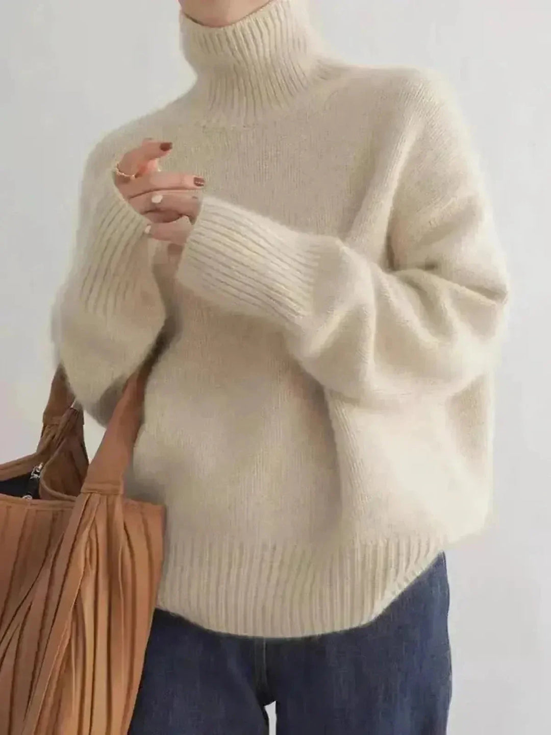 Women's Winter Turtleneck Jumper | Elegant