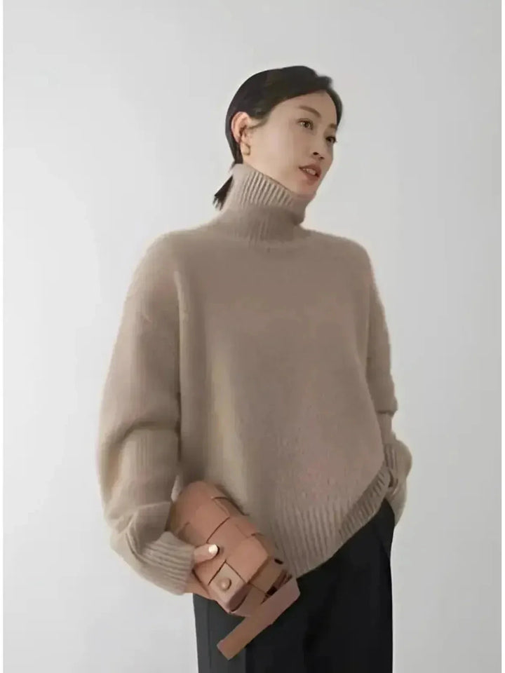 Women's Winter Turtleneck Jumper | Elegant