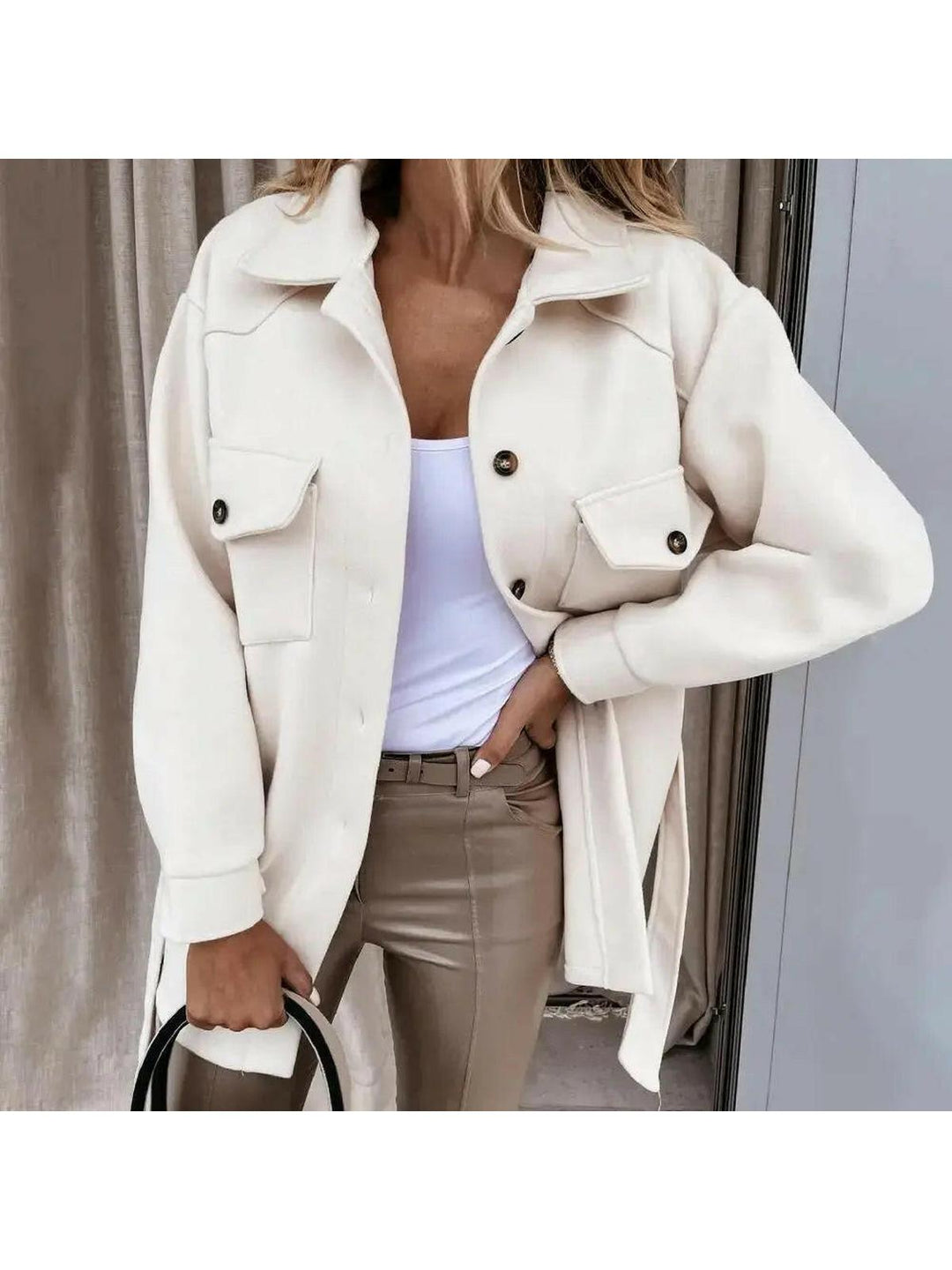 Women's Stylish Autumn Jacket | Belted