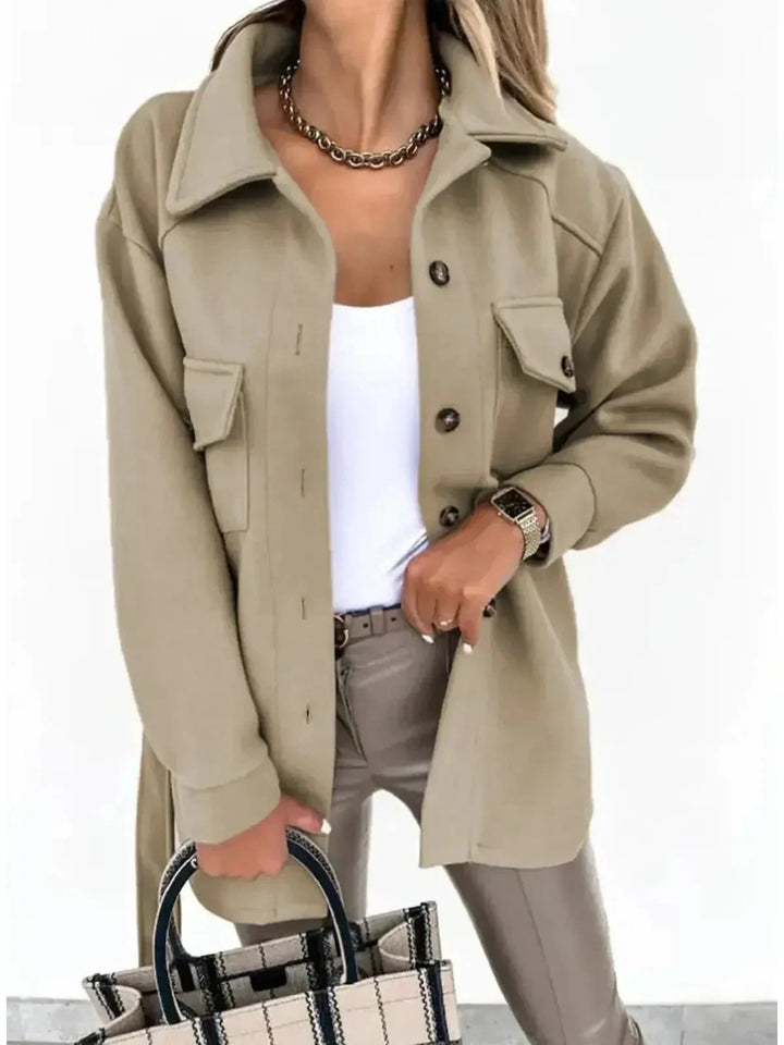 Women's Stylish Autumn Jacket | Belted