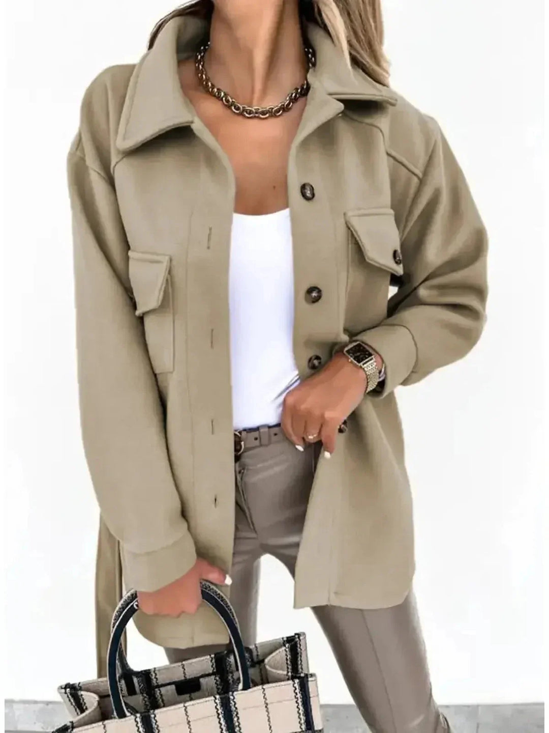Women's Stylish Autumn Jacket | Belted