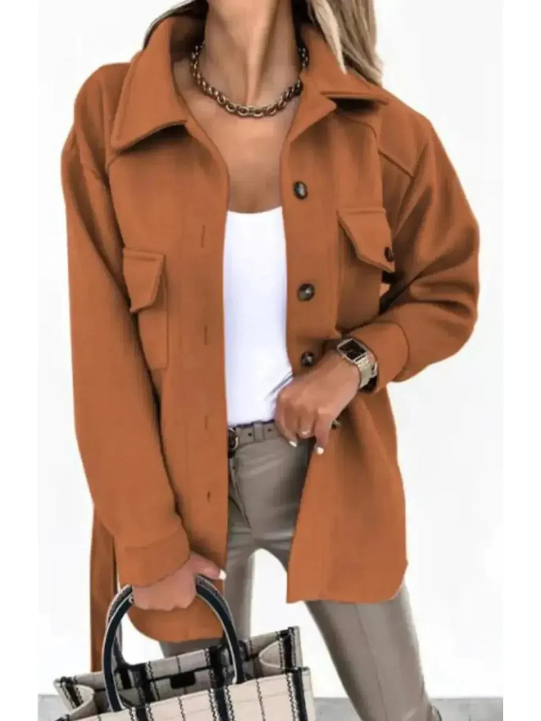 Women's Stylish Autumn Jacket | Belted