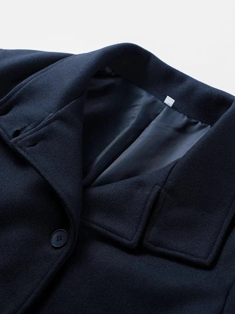 Women's Funnel Neck Winter Jacket | Cropped