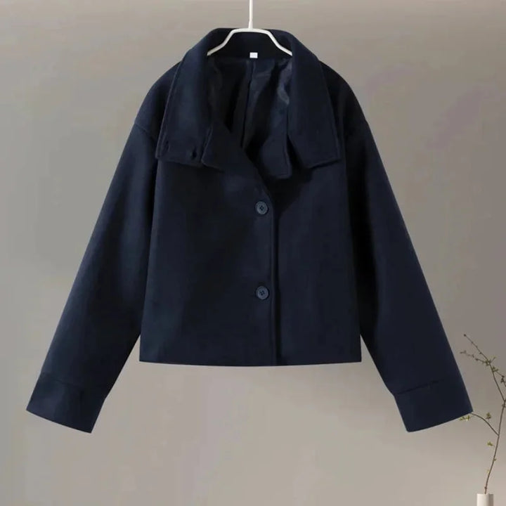 Women's Funnel Neck Winter Jacket | Cropped