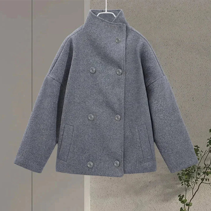 Women's Funnel Neck Winter Jacket | Cropped