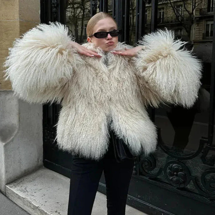 Women's Fur Oversized Winter Jacket | Shaggy