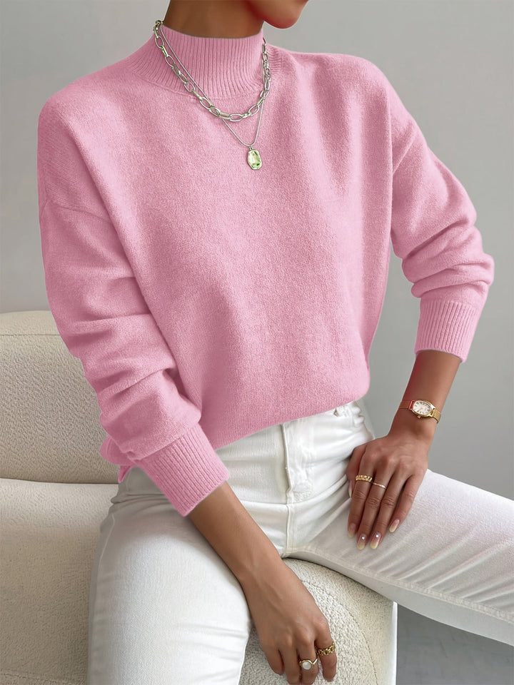 Women's Mock Neck Jumper | Knit