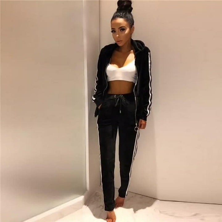 Women’s Hooded Tracksuit Set | Casual