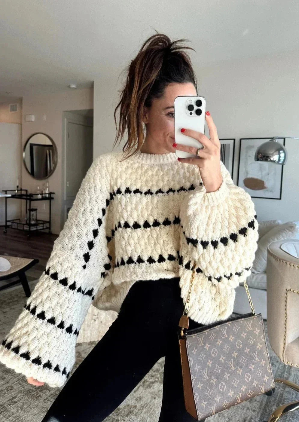 Women's Winter Round Neck Knit Jumper | Oversized