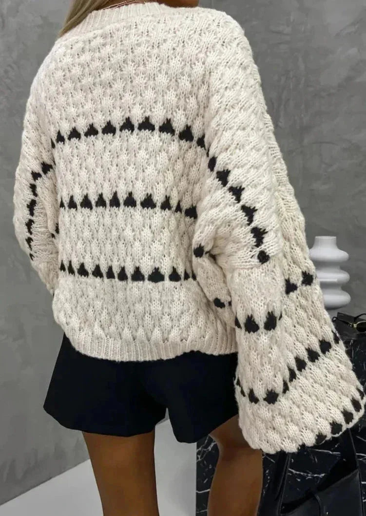 Women's Winter Round Neck Knit Jumper | Oversized