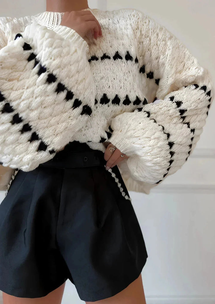 Women's Winter Round Neck Knit Jumper | Oversized