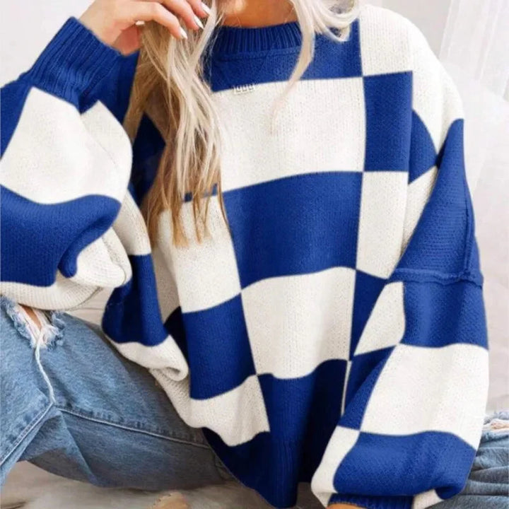Women's Round Neck Oversized Knit Jumper | Winter