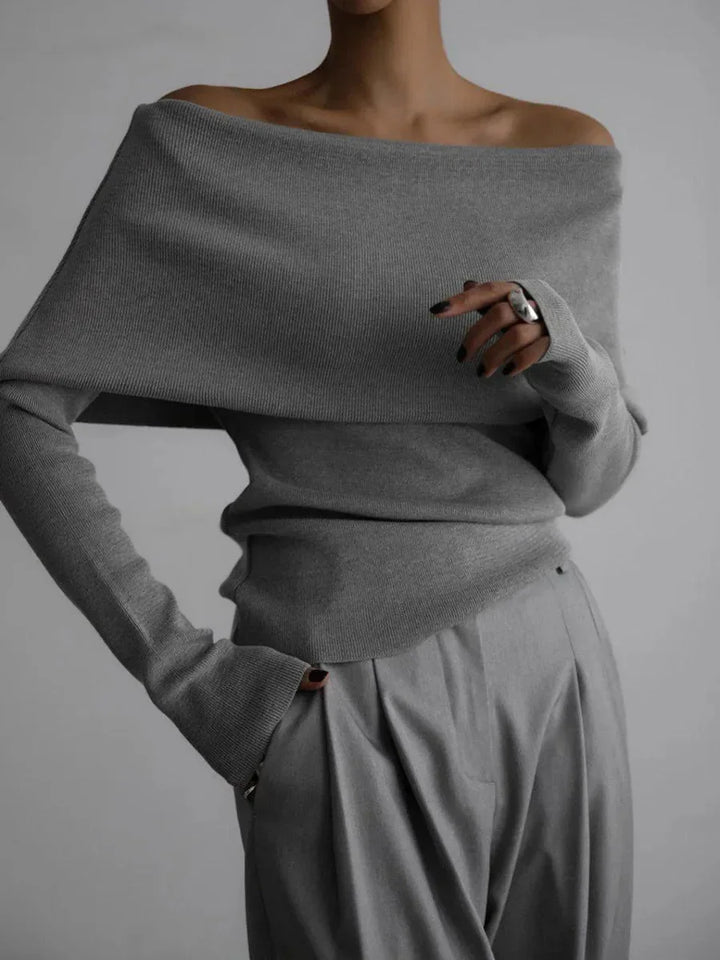 Women's Off Shoulder Knit Jumper | Winter