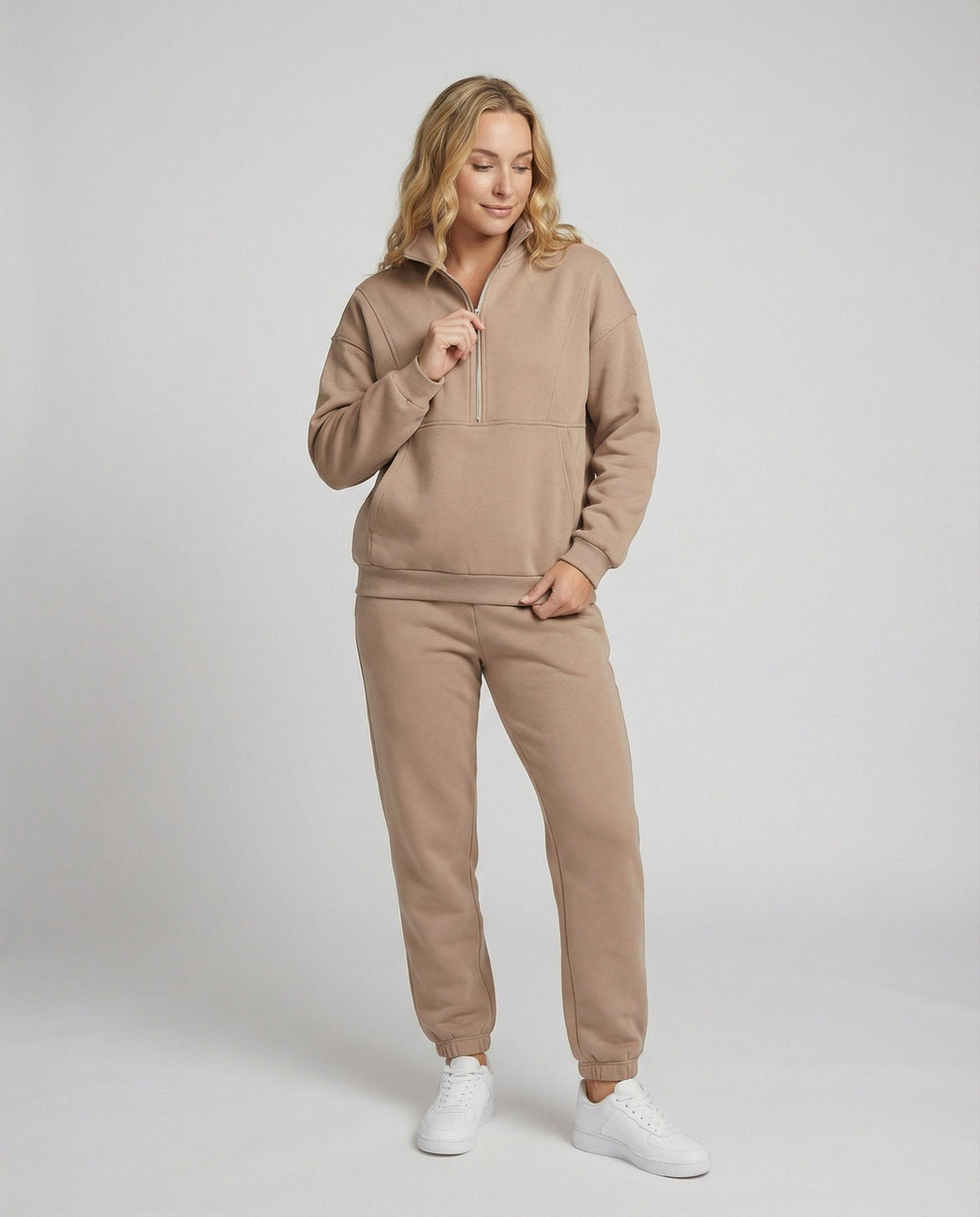 Women's Two-Piece Quarter-Zip Set | Casual