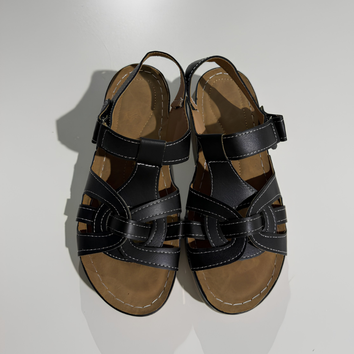 Women's Cutout Walking Sandals | Hook and Loop