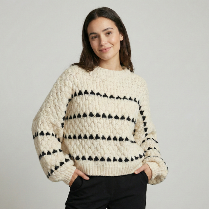 Women's Winter Round Neck Knit Jumper | Oversized