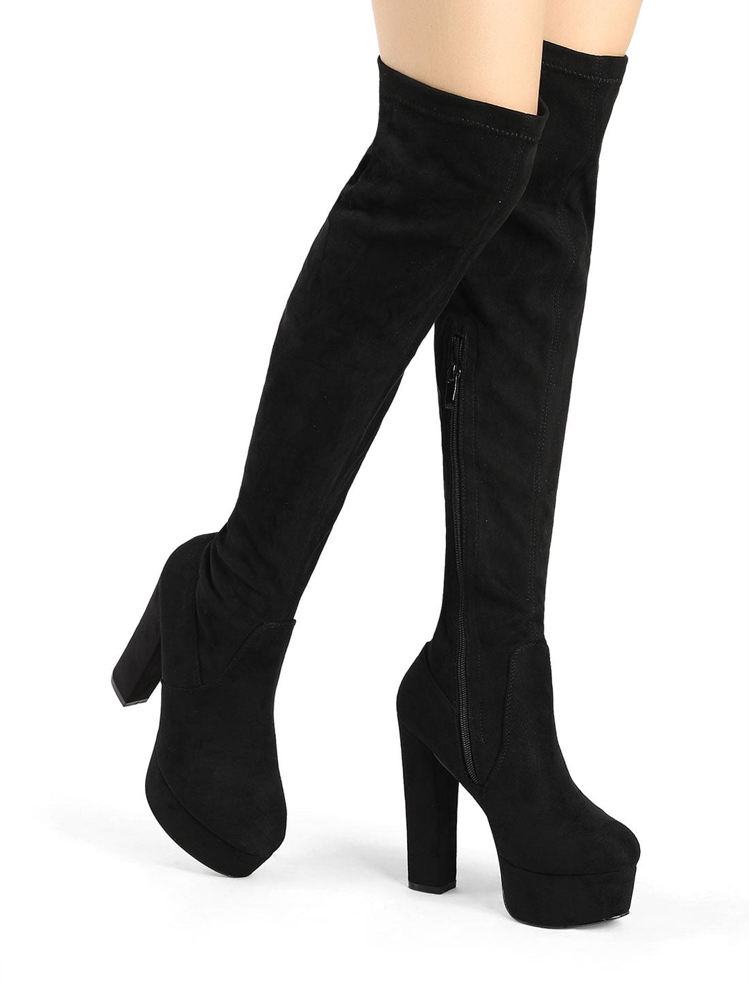 Women's Platform Over The Knee Boots | Heel