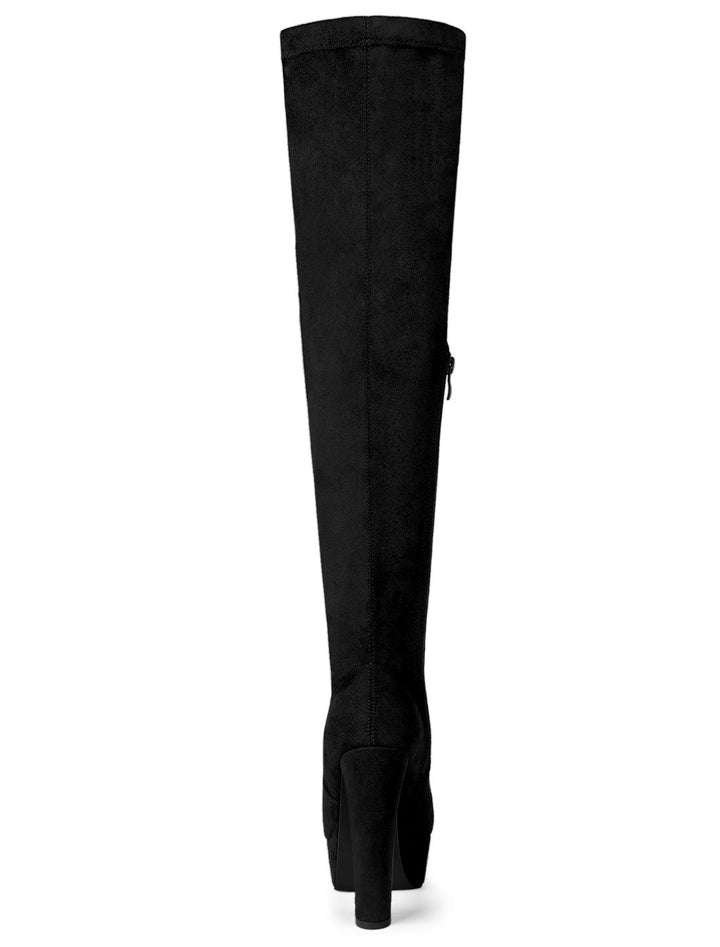 Women's Platform Over The Knee Boots | Heel
