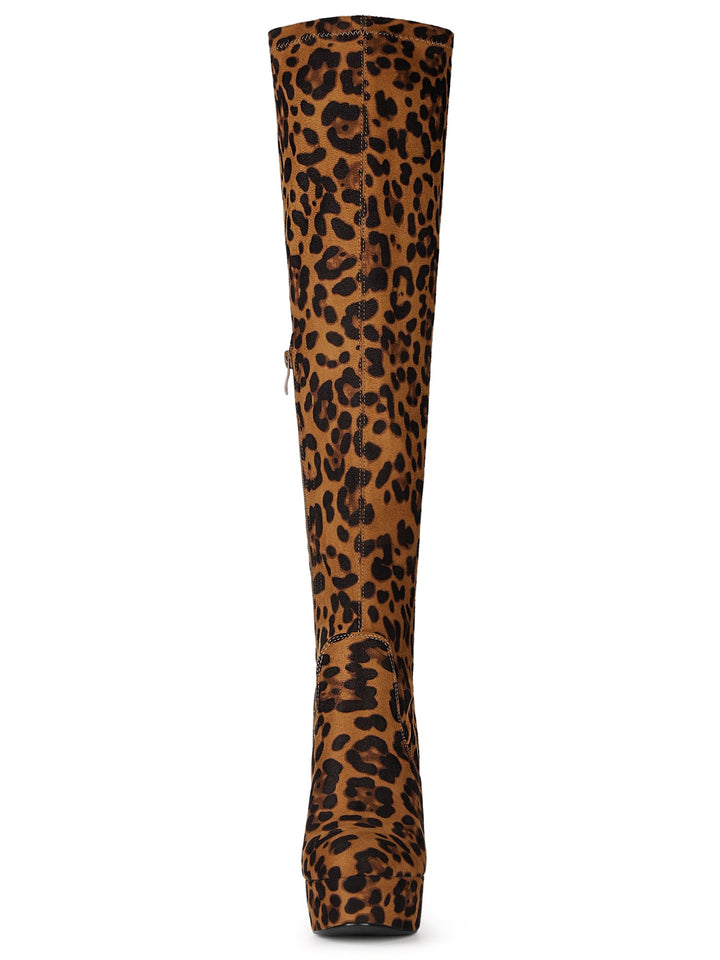 Women's Platform Over The Knee Boots | Heel
